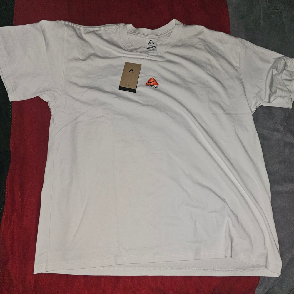 Nike ACG Lungs T-Shirt Mens XL White New - Picture 2 of 3